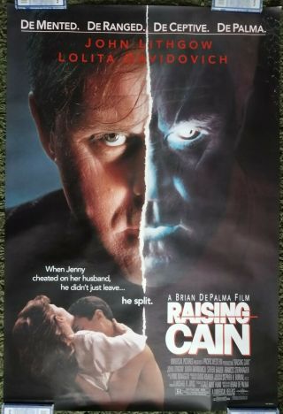 Raising Cain (1992) One 1 Sheet Movie Poster Brian Depalma Rolled