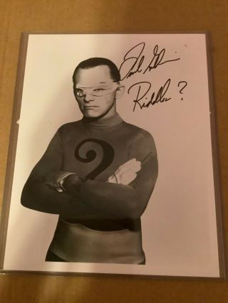 Frank Gorshin (batman) Signed Authentic 8x10 Photo - The Collector 