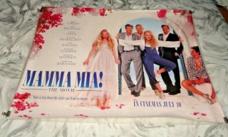 Mamma Mia The Movie Uk Quad Movie Cinema Poster 2008