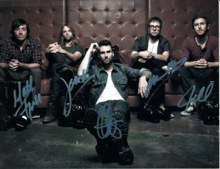 Maroon 5 Band - Popular Songs - All Hand Signed Autographed Photo With