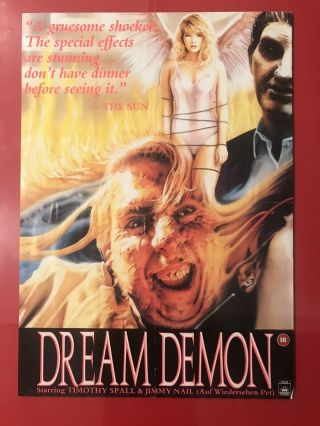 Dream Demon 1980’s Video Shop Poster