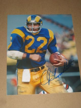Los Angeles Rams John Cappelletti Signed 8x10 Photo Nfl Autograph