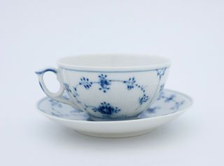 Tea Cup & Saucer 315 - Blue Fluted Royal Copenhagen - 2nd Quality