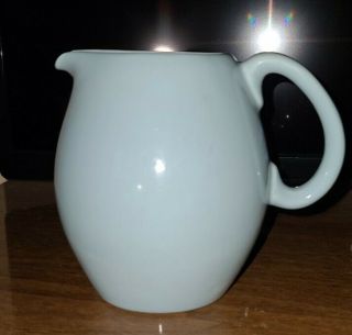 Vintage Russell Wright Ice Blue Tea Iroquois Casual China Pottery Pitcher