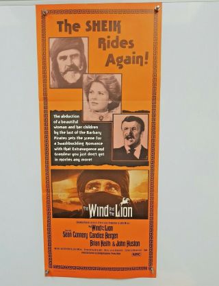 The Wind And The Lion (1975) - Sean Connery/bergen - Aus Daybill - Near Mint/unused