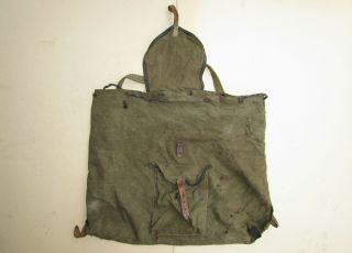 Vintage WW2 WWII Era German Army / Norwegian Type Backpack Rucksack Field Gear 2