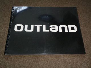 Outland (sean Connery/peter Boyle) 1981 Uk Promo Film Brochure