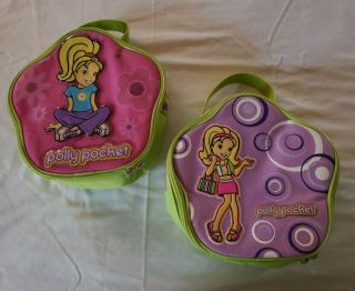 Polly Pocket Storage Cases Set Of 2 For Fashion Polly (not) Guc 2003