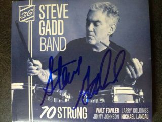 Steve Gadd Authentic Hand Signed Autograph Cd Cover,  Cd - Hof Famous Drummer