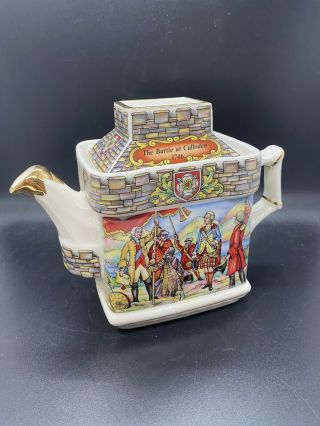 Battle Of Culloden Sadler Teapot - Scotland 1746 - Bonnie Prince Charles