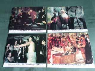 History Of The World Part 1 - Mel Brooks - Set Of 8 Lobby Cards - 8x10