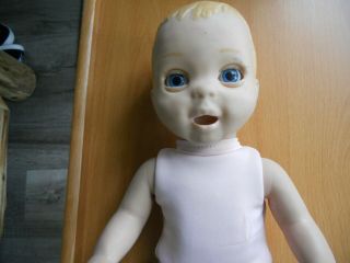 Luva Bella Talking Baby Doll Girl/boy? Blonde Blue Eyes Interactive 77202