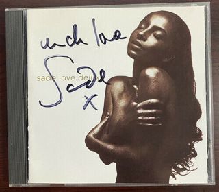 Sade Love Deluxe Cd Signed Autographed
