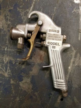 Vintage Binks Model 18 Paint Spray Gun (no Can)