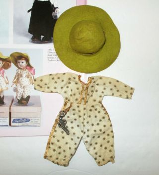 Vogue Ginny Doll Rodeo Boy 1 Piece & Hat Frolicking Fables W/ Skinny Tag 1952