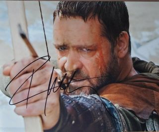 Russell Crowe Hand Signed 8x10 Photo W/ Holo