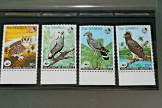 Gambia - Abuko Nature Reserve (2nd Series) - Set Of 4 Unmounted (sg400/3)