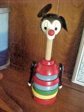 Disney - Vintage Wood Stacked Mickey Mouse Figure/toy By Brio