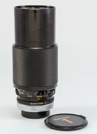 Vivitar Series 1 70 - 210mm F3.  5 Zoom Lens With Canon Fd Mount Vintage