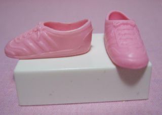 Vintage Barbie Skipper Doll Clothes 1983 Great Shapes Pink Tennis Shoes Sneakers