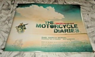 The Motorcycle Diaries Uk Quad Movie Cinema Poster 2004