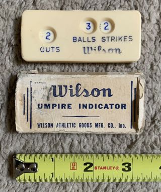 Vintage Wilson Baseball Umpire Ball Strike Indicator