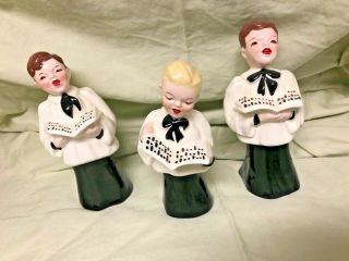 Vintage Florence Ceramics Figurines - Three Choir Boys