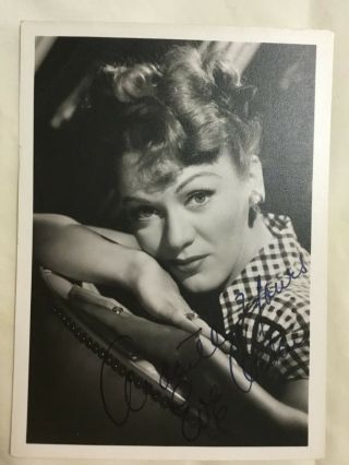 Eve Arden Autographed Photo