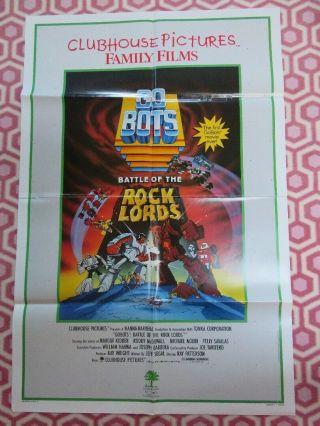 Gobots : Battle Of The Rock Lords Us One Sheet Poster Margot Kidder