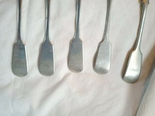 Set of 5 x SILVER PLATED SPOONS Vintage Antique with ENCORE Thomas Turner 2