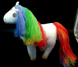 2016 Hallmark Rainbow Rite Starlite Horse 12 " Plush Poseable Legs Euc Nr Bin