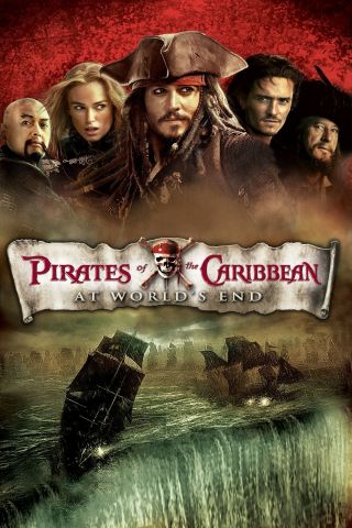" Pirates Of The Caribbean;at Worlds End ".  Classic Movie Poster Various Sizes