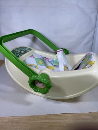 Vintage 1983 Cabbage Patch Kids Doll Carrier Coleco Plastic Car Seat - Complete 2