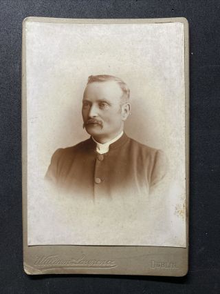 Victorian Photo: Cabinet Card: Canon John Perdue: Lawrence Dublin