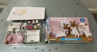 Sylvanian Families Boxed “girl’s Bedroom Set” By Flair