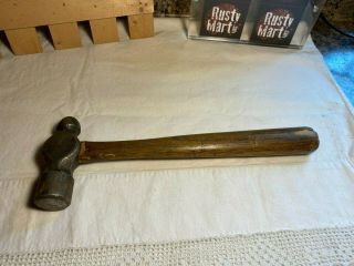 Vintage Plumb 16 Oz Ball Peen Hammer With Wood Handle