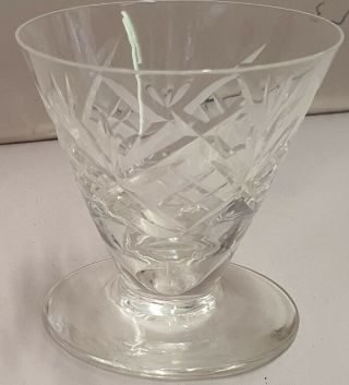 Vintage Thomas Webb & Corbett England Cut Crystal Cocktail Glass C1930 - 47 6cm