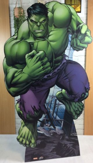 Star Cutouts Marvel Avengers Assemble Sc744 The Hulk Lifesize Cardboard Standup