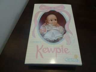 Cameo 8 " Kewpie Doll By Jesco - 1987 White Dress