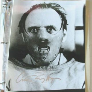 Anthony Hopkins Silence Of The Lambs Autographed 8 X 10 Photo With