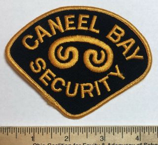 Vintage Caneel Bay Resort Security Guard Officer Patch St.  John Virgin Islands