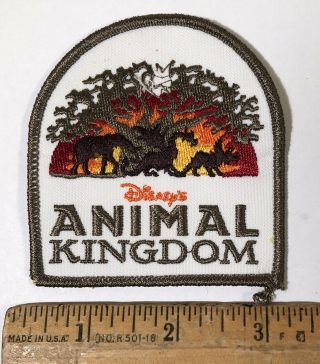 Vintage Walt Disney’s Animal Kingdom Travel Souvenir Patch Tree Of Life Florida