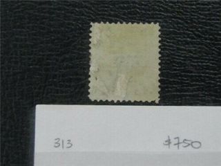 Nystamps Us Stamp 313 $750 L9x322