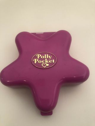 Vintage 1993 Polly Pocket Fairy Light Wonderland Star Compact Bluebird Case Only
