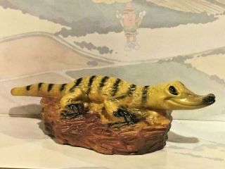 Vintage Nos - Sternco Alligator On Rock Aquarium Plastic 8 " Figurine Reptile