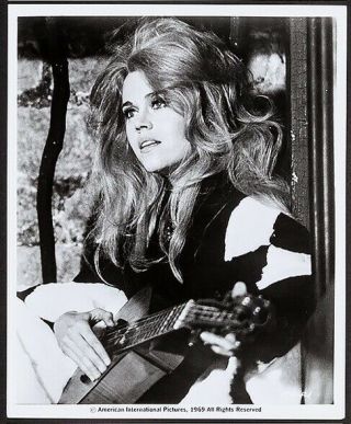 1969 Vintage Spirits Of The Dead Movie Film Photograph 8x10 Jane Fonda