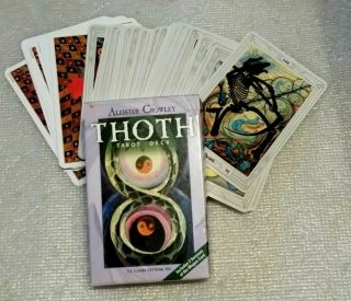 Crowley Thoth Premier Tarot Deck,  Cards Only No Booklet,