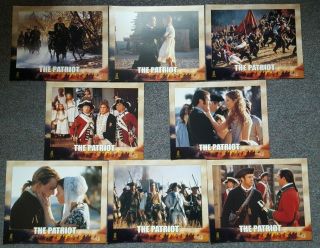 Set Of 8 Lobby Cards The Patriot Mel Gibson