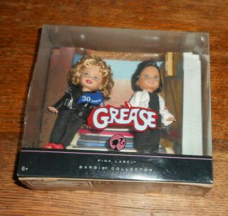 Barbie Kelly & Tommy Doll As Sandy & Danny Grease 30 Years Pink Label