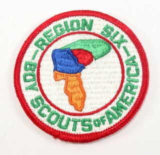 Vintage Region 6 Six Florida Georgia Sc Nc Boy Scout Of America Bsa Patch
